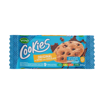 Cookies Tradicional Integral Zero Açúcar Vitao - 60g