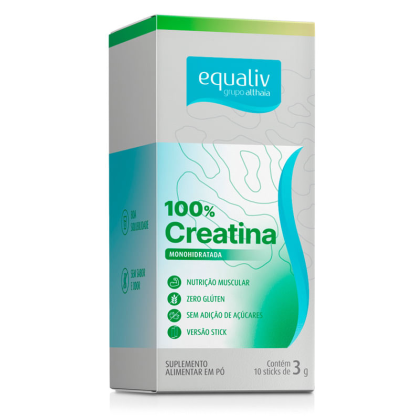 Creatina 100% Monohidratada Equaliv - 10 Sticks