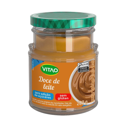 Doce de Leite Zero Açúcar Vitao - 200g Doce de Leite Zero Açúcar Vitao - 200g