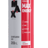 Energético Max Energy Max Titanium Framboesa - 6 latas com 269ml cada
