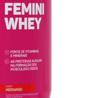 Femini Whey Max Titanium Morango - 900g Femini Whey Max Titanium Morango - 900g