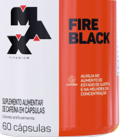 Termogênico Fire Black Max Titanium - 60 cápsulas