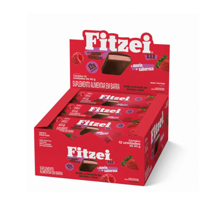 Fitzei Display c/ 12 Barras Frutas Vermelhas Vitafor - 40g Fitzei Display c/ 12 Barras Frutas Vermelhas Vitafor - 40g
