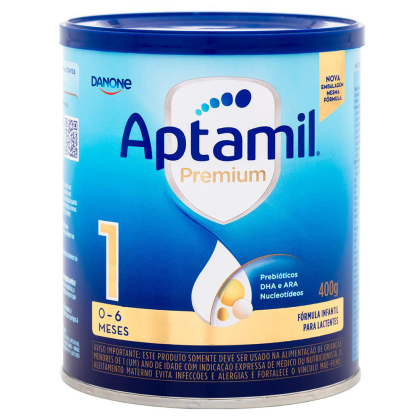 Fórmula Infantil Aptamil Premium 1 - 400g 0-6 meses Fórmula Infantil Aptamil Premium 1 - 400g 0-6 meses