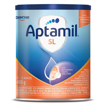 Fórmula Infantil Aptamil SL - 400g 0-3 anos Fórmula Infantil Aptamil SL - 400g 0-3 anos