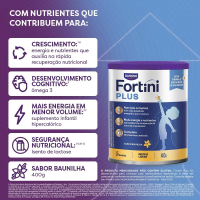 Fortini Plus Baunilha - 400g