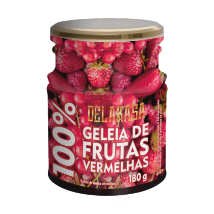 Geleia 100% Delakasa Frutas Vermelhas Vitao - 180g Geleia 100% Delakasa Frutas Vermelhas Vitao - 180g