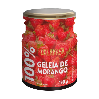 Geleia 100% Delakasa Morango Vitao - 180g Geleia 100% Delakasa Morango Vitao - 180g