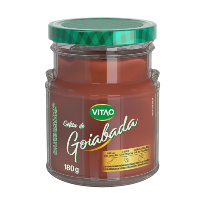 Geleia Goiaba Zero Açúcar Vitao - 180g Geleia Goiaba Zero Açúcar Vitao - 180g