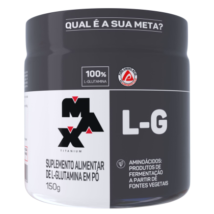 Glutamina L-G Max Titanium - 150g Glutamina L-G Max Titanium - 150g