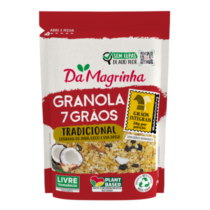Granola 7 Grãos Tradicional Da Magrinha - 850g