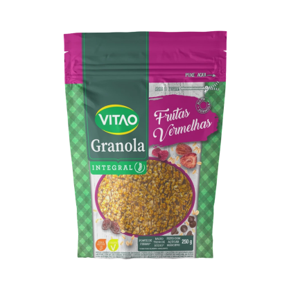 Granola Frutas Vermelhas Integral Vitao - 250g Granola Frutas Vermelhas Integral Vitao - 250g