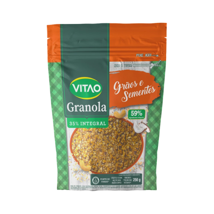 Granola Grãos e Sementes Integral Vitao - 250g Granola Grãos e Sementes Integral Vitao - 250g