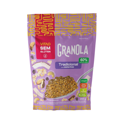 Granola Tradicional sem Glúten Vitao - 250g Granola Tradicional sem Glúten Vitao - 250g