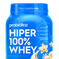 Hiper 100% Whey Probiótica Baunilha - 900g