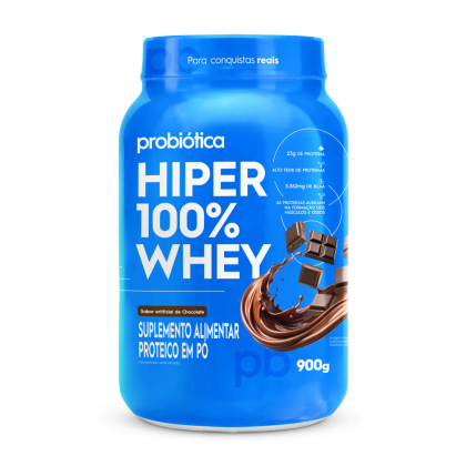 Hiper 100% Whey Probiótica Chocolate - 900g