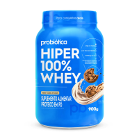 Hiper 100% Whey Probiótica Cookies & Cream - 900g Hiper 100% Whey Probiótica Cookies & Cream - 900g