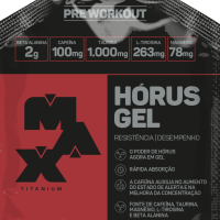 Horus Gel Display Frutas Vermelhas Max Titanium - 10 sachês