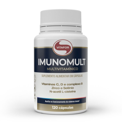 Imunomult Multivitamínico Vitafor - 120 cápsulas