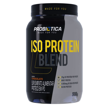 Iso Protein Blend Probiótica Chocolate - 900g Iso Protein Blend Probiótica Chocolate - 900g