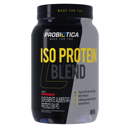 Iso Protein Blend Probiótica Morango - 900g Iso Protein Blend Probiótica Morango - 900g