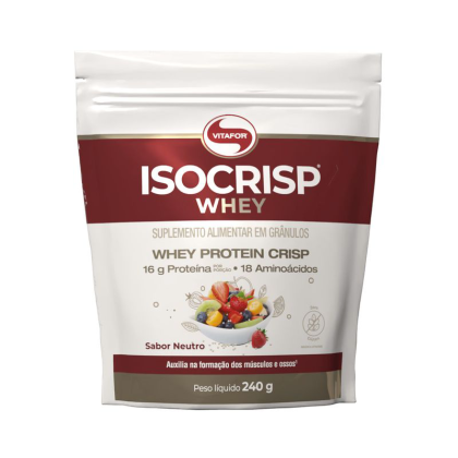 Isocrisp Whey Pouch Vitafor - 240g Isocrisp Whey Pouch Vitafor - 240g
