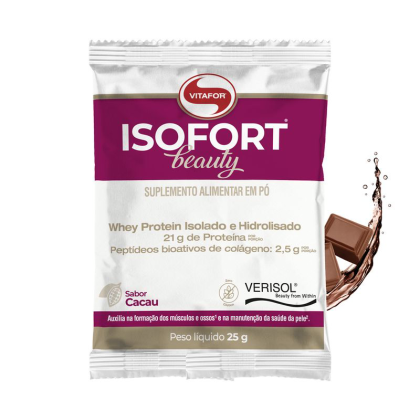 Isofort Beauty Cacau Vitafor - sachê unitário 25g Isofort Beauty Cacau Vitafor - sachê unitário 25g
