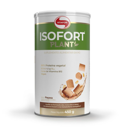 Isofort Plant Paçoca Vitafor - 450g