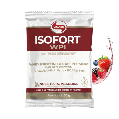 Isofort Frutas Vermelhas Vitafor - sachê unitário 30g