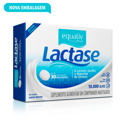 Lactase 10.000 FCC Equaliv - 30 comprimidos
