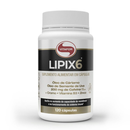 Lipix 6 Vitafor - 120 cápsulas