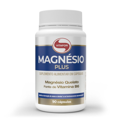 Magnésio Plus Vitafor - 90 cápsulas