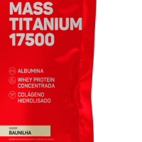 Mass Titanium Refil Max Titanium Baunilha - 3kg Mass Titanium Refil Max Titanium Baunilha - 3kg