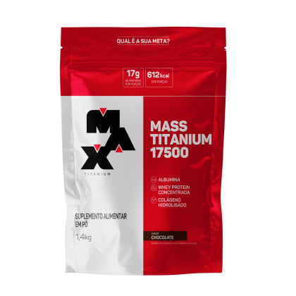 Mass Titanium Refil Max Titanium Chocolate - 1.4kg Mass Titanium Refil Max Titanium Chocolate - 1.4kg