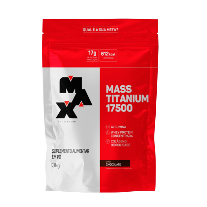 Mass Titanium Refil Max Titanium Chocolate - 3kg