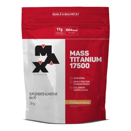 Mass Titanium Refil Max Titanium Vitamina de Frutas - 3kg