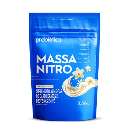 Massa Nitro Refil Probiótica Baunilha - 2,52kg
