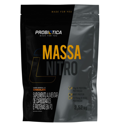 Massa Nitro Refil Probiótica Chocolate - 2,52kg