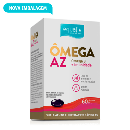 Ômega 3 AZ Equaliv - 60 cápsulas Ômega 3 AZ Equaliv - 60 cápsulas