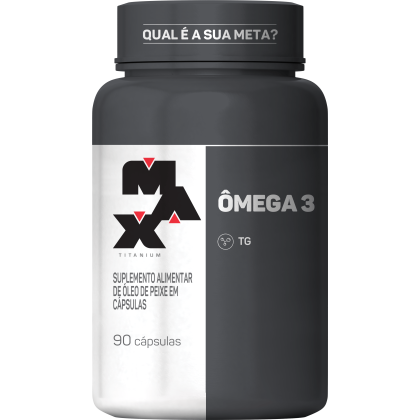 Ômega 3 Max Titanium 1000mg - 90 cápsulas