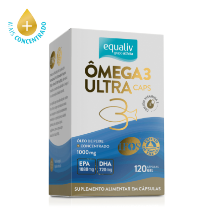 Ômega 3 Ultra Caps Equaliv - 120 cápsulas