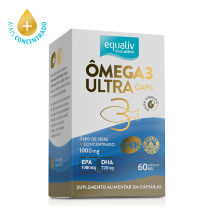 Ômega 3 Ultra Caps Equaliv - 60 cápsulas