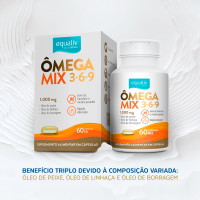 Ômega Mix Equaliv - 60 cápsulas