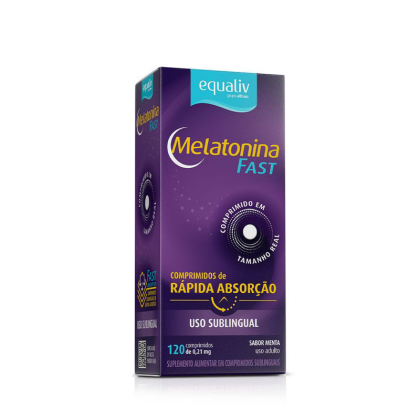 Melatonina 210 mcg Equaliv - 120 comprimidos