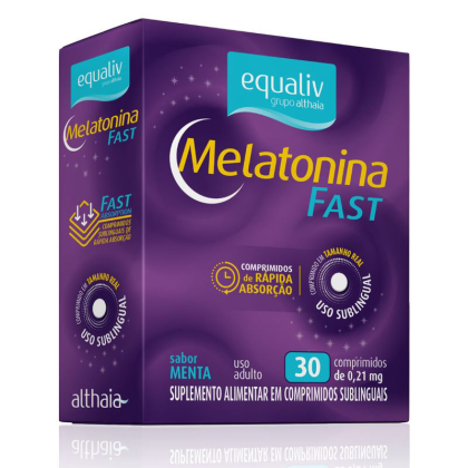 Melatonina 210 mcg Equaliv - 30 comprimidos