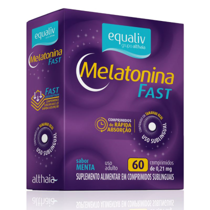 Melatonina 210 mcg Equaliv - 60 comprimidos Melatonina 210 mcg Equaliv - 60 comprimidos