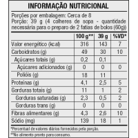 Mix Bolo sem Glúten Chocolate Vitao - 300g Mix Bolo sem Glúten Chocolate Vitao - 300g
