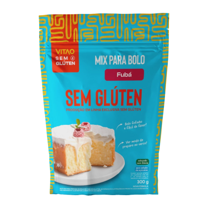 Mix Bolo Fubá sem Glúten Vitao - 300g