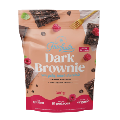Mix Brownie sem Glúten Frufruta Vitao - 300g Mix Brownie sem Glúten Frufruta Vitao - 300g