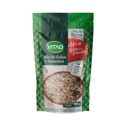 Mix de Grãos e Sementes Vitao - 120g Mix de Grãos e Sementes Vitao - 120g